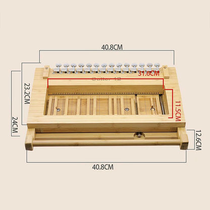 Wooden Handmade Soap Slicer, Bamboo Soap Cutter with Storage Bag, Stable and Cutting Evenly for DIY Enthusiast, Soap Maker
