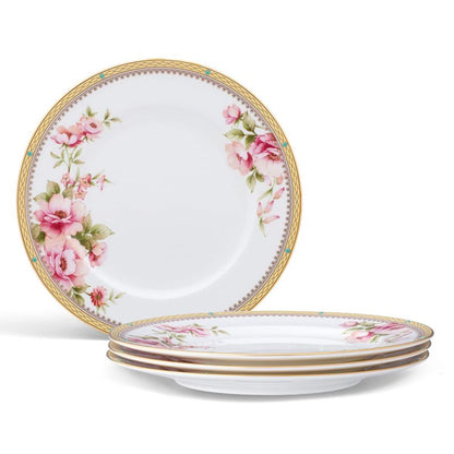 Noritake Hertford Set of 4 Salad Plates, 8-1/2"