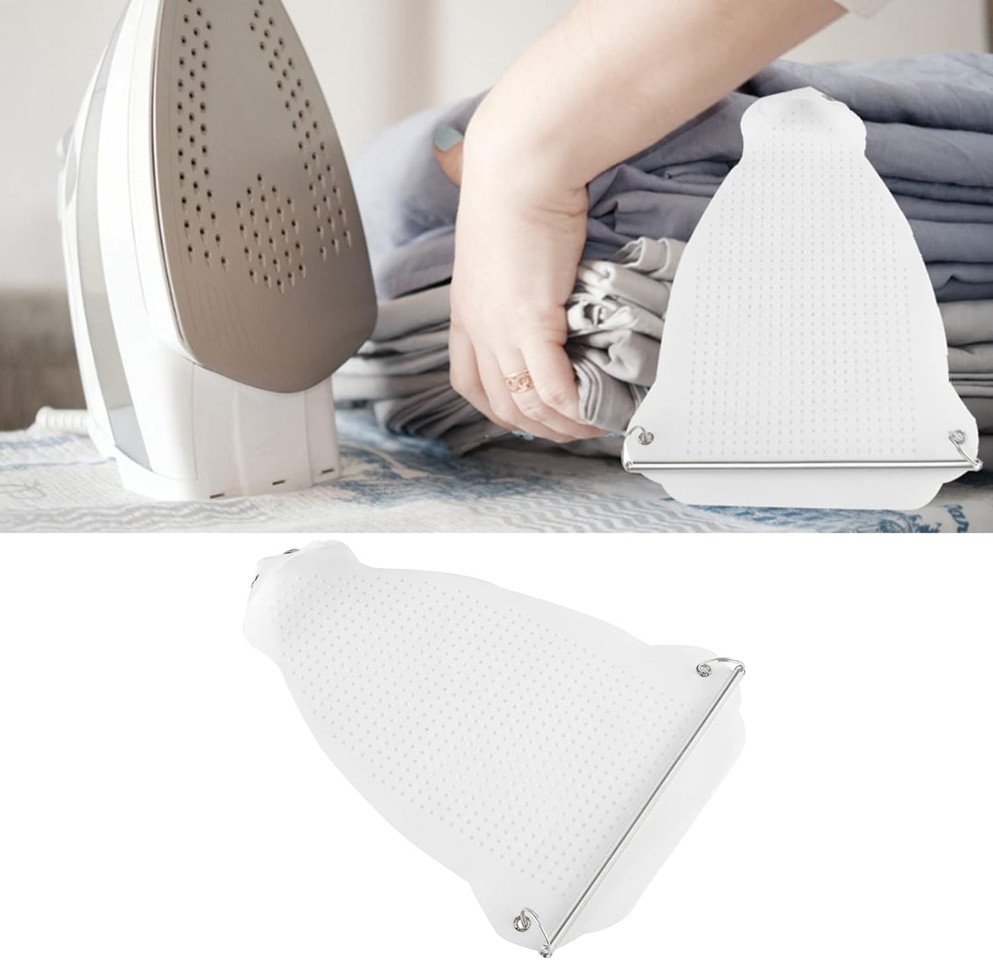 High Temperature Iron Plate Cover Protector, Super Slick Surface Ironing Shoe for Most Irons