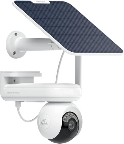 REOLINK Altas PT Ultra - 4K Security Camera Outdoor, 500 Days Battery Life, ColorX Night Vision Solar Camera Outdoor Wireless, 360° Pan Tilt Auto Tracking, Dual-Band Wi-Fi 6, Smart Detection