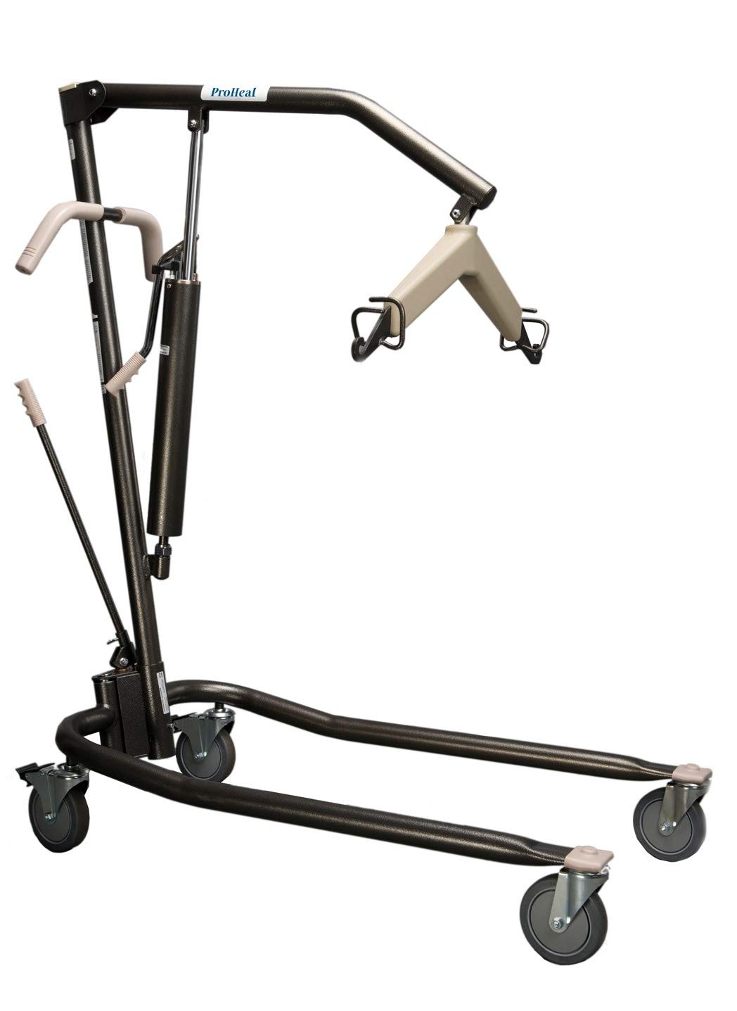 ProHeal Hydraulic Patient Lift - Manual Full Body Lifter for Handicapped, Senior and Immobile Patients - 6 Point Spreader, Chains Included, 450 lbs Capacity