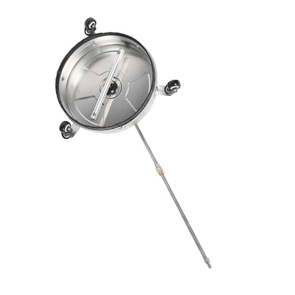 Cosiki 15 Pressure Washer Surface Cleaner, Stainless Steel Power Washer Accessory, 4 Wheels Cleaner with 1 4 Quick Connect Interface, Ideal for Driveways, Sidewalks, Patios & Decks,
