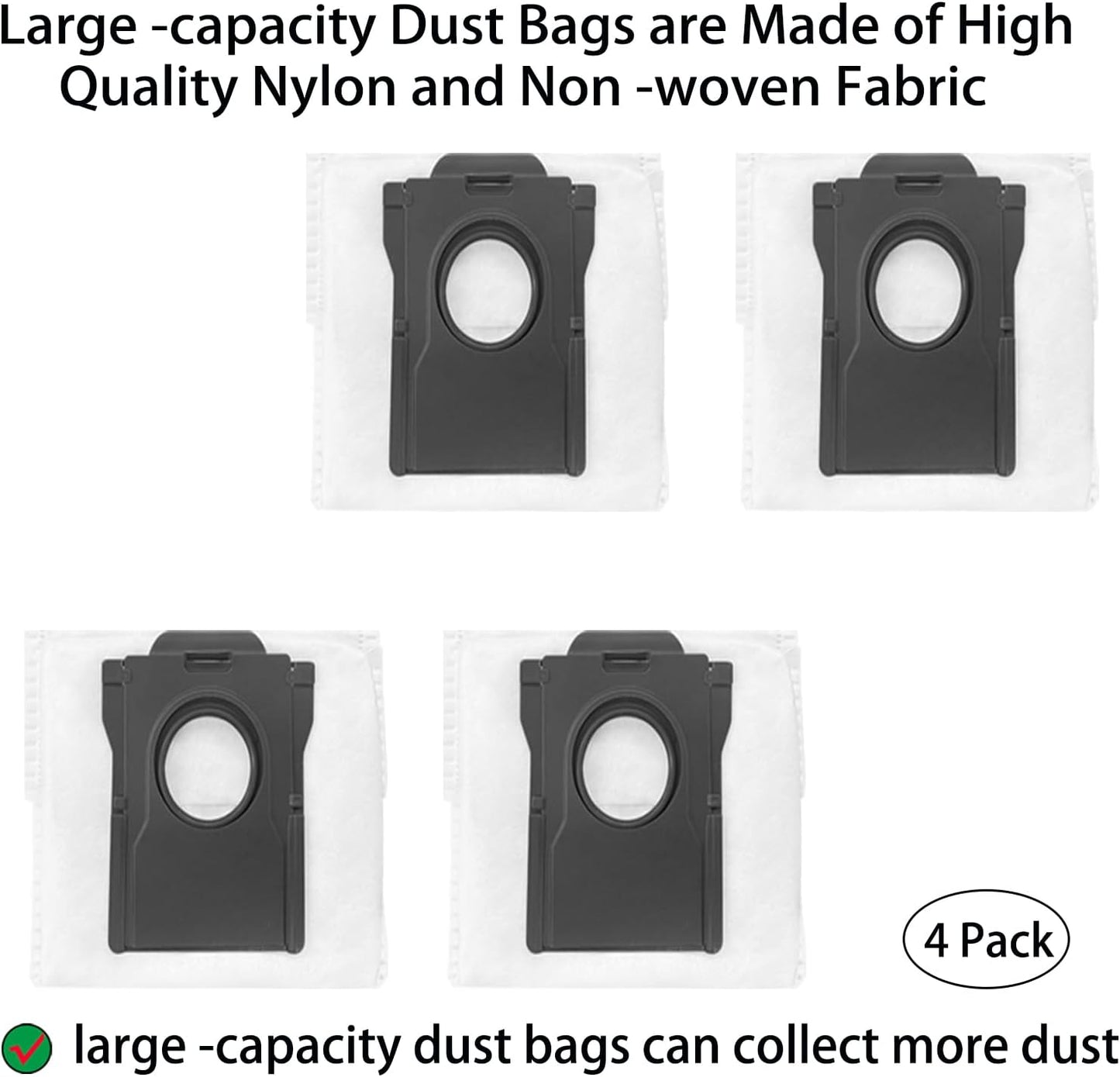 Replacement Parts for Dreame X30 Ultra / L10s Pro Ultra Robot Vacuum, 1 Main Brush, 1 Rubber Brush, 4 Side Brushes, 4