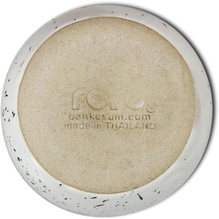roro Exquisite Handmade Ceramic Stoneware Sauce Bowls, Set of 4, Speckled White, Microwave-Safe, Dishwasher-Safe