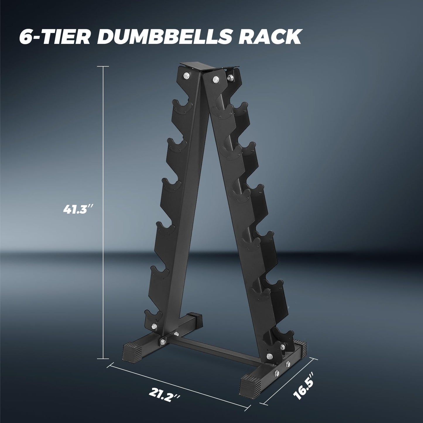 RITFIT Rubber Hex Dumbbells Set with Rack, 180-780LB Heavy-Duty Cast Iron Core, Knurled Chrome Handle, Space-Saving Storage Rack for Home Gym Strength Training