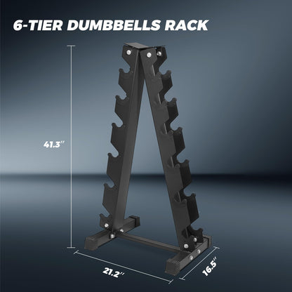 RITFIT Rubber Hex Dumbbells Set with Rack, 180-780LB Heavy-Duty Cast Iron Core, Knurled Chrome Handle, Space-Saving Storage Rack for Home Gym Strength Training