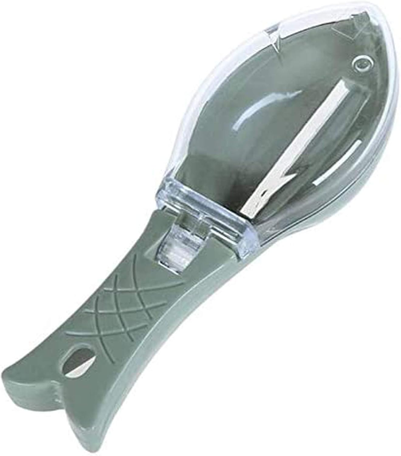 Gnker Fish Scaler Skin Brush, Fast Remove Fish Knife Cleaning Peeler Scaler Scraper