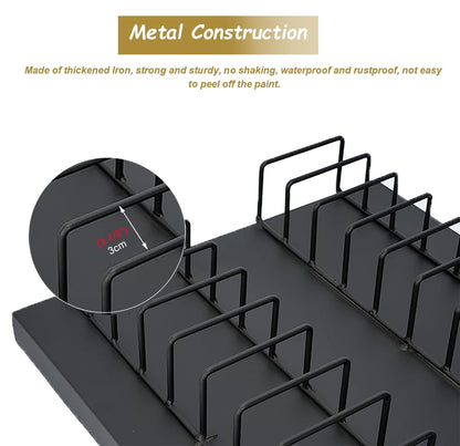Beige Desktop Tile Sample Display Rack for Retail, Wooden Floor & Door Plate Storage Stand, Marble Slab Showcase Shelf for Exhibition Hall with 30 Card Slots