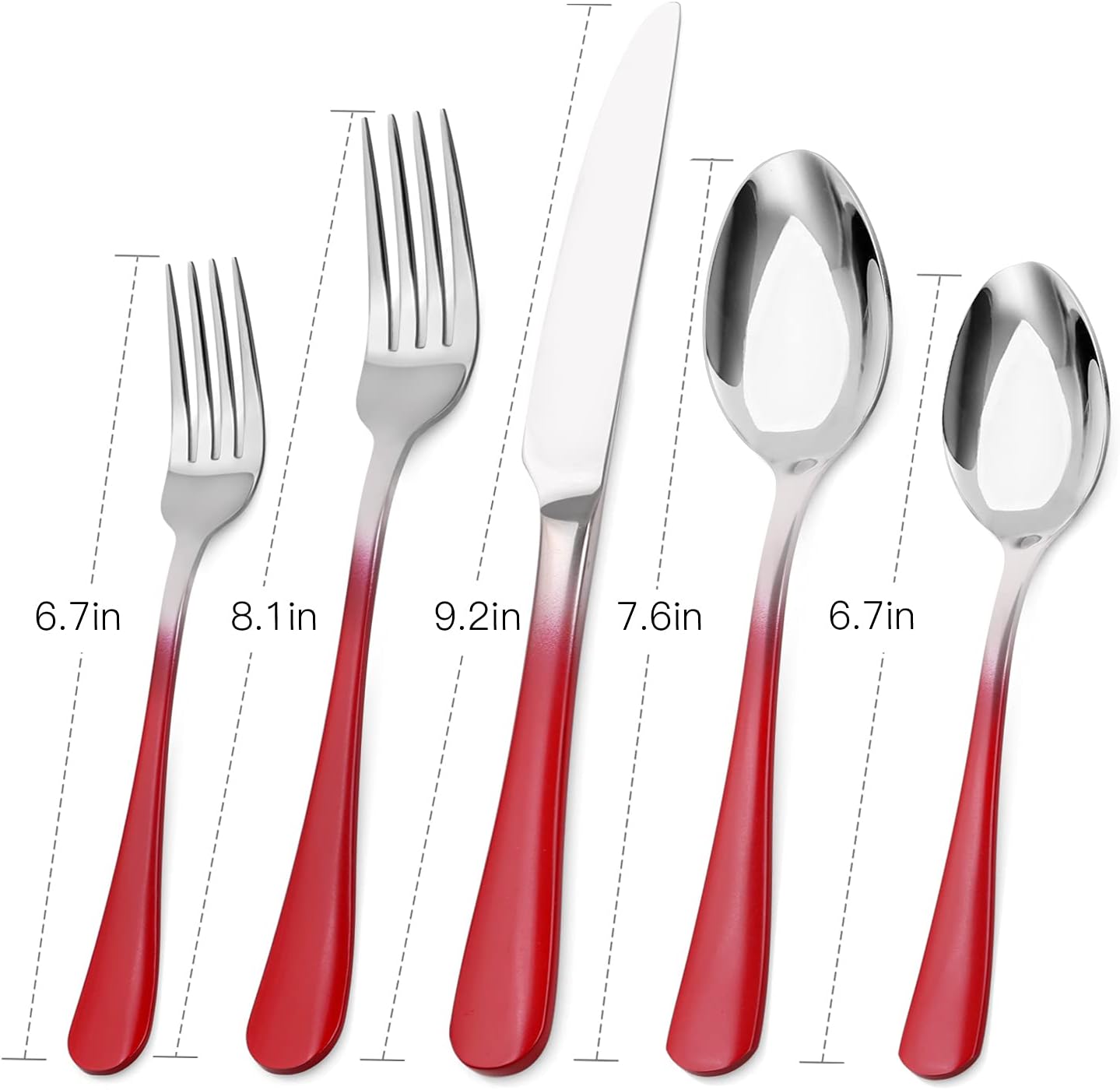 Bysta 20-Piece Stainless Steel Silverware Set, Kitchen Utensil Set Service for 4, Mirror Polished Tableware Cutlery