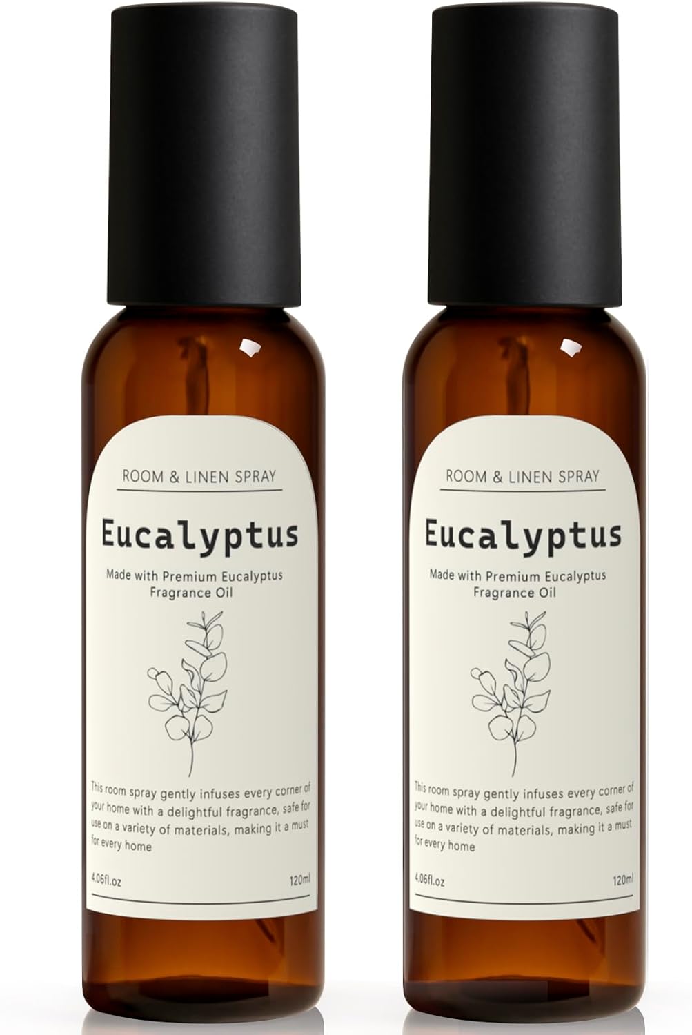 2 4.06 oz Eucalyptus Fragrance Room Spray, Long Lasting Air Fresheners for Home, Room Air Freshener & Odor Eliminator