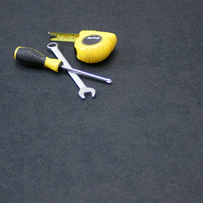 Rubber-Cal ReUz Rubber Flooring Rolls - 3mm x 48" x 35ft - Black