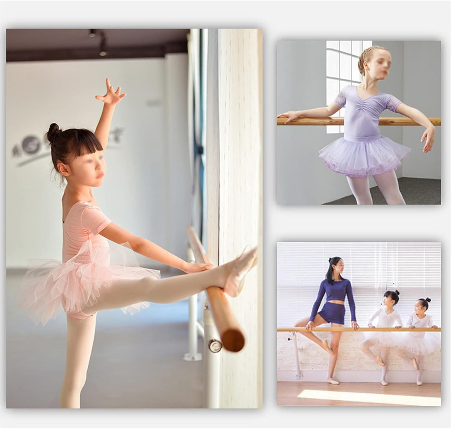 DUHTFCY Portable Training Stick with Foldable Solid Wood Dance Practice Pole, Suitable for Children and Adults to Exercise