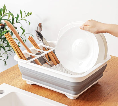 Drying Rack Kitchen, Dish Drying Rack, Collapsible Dish Racks for Kitchen Counter, Suitable for Kitchens, Motorhomes,