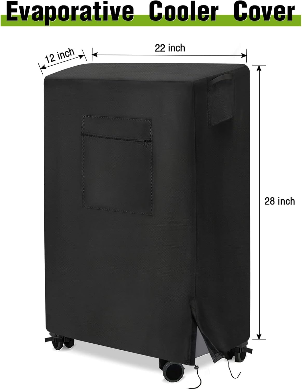 Evaporative Cooler Cover for Hessaire MC18M/MC18V | Heavy Duty Waterproof Cover for Swamp Cooler/Outdoor Air Conditioner