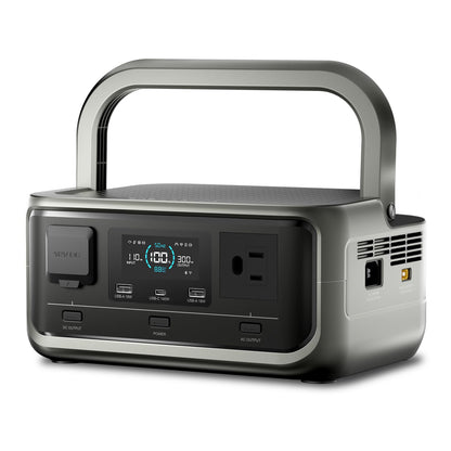 ALLPOWERS VOLIX P300 Portable Power Station, 256Wh LiFePO4 Battery, 300W Solar Generator(600W peak), <20ms UPS, MPPT 110W Max, AC Fast Charge, 100W USB-C Output for Home Backup, Office, RV, Camping