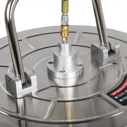 ECCPP 24 Inch Pressure Washer Surface Cleaner with 4 Wheels Stainless Steel for Household Cleaning 3/8" Quick Connector