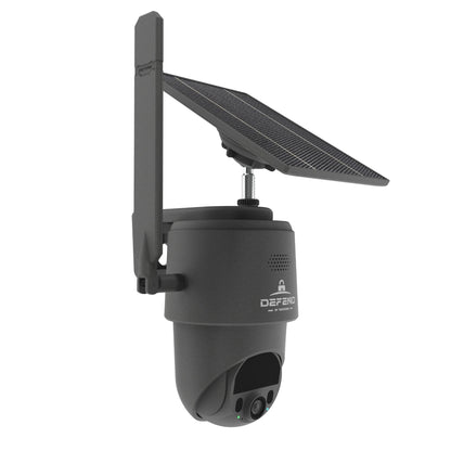 TACTACAM – Defend 360 Cellular Security Camera, 4K Photos, 1080p Video, Solar + Rechargeable Battery, 360° Pan/Tilt/Zoom, LTE Cellular, Motion Alerts, Weather Resistant