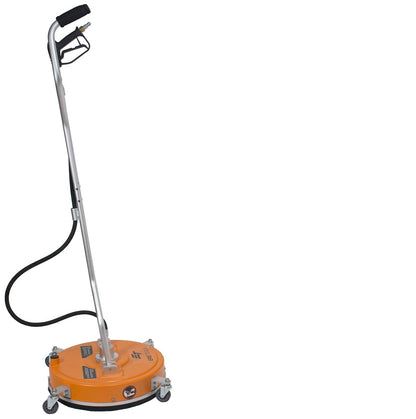 Erie Tools 20" Polypropylene Surface Cleaner with Vacuum Port with Wheels and Wand Pressure Washer Attachment 4000 PSI, 10.5 GPM
