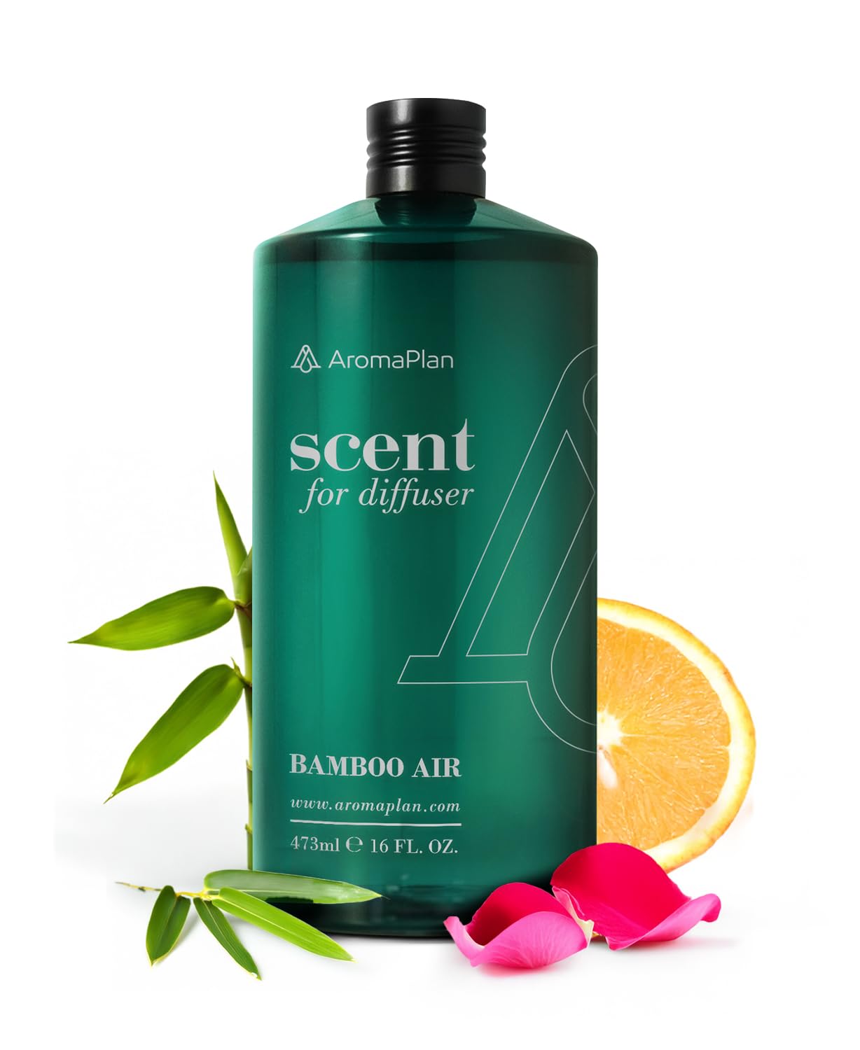 AromaPlan Hotel Scents Santal 5 Fl Oz (148ml), Home Luxury Aroma & Hotel Fragrance Diffuser Oil- Hotel Diffuser Oil for Aromatherapy- USA Made, Bigger Bottle, Bolder Aroma & Longer Lasting