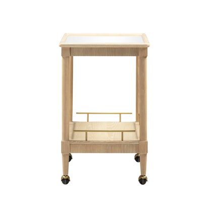 Tov Furniture Slosh Natural Ash Bar Cart
