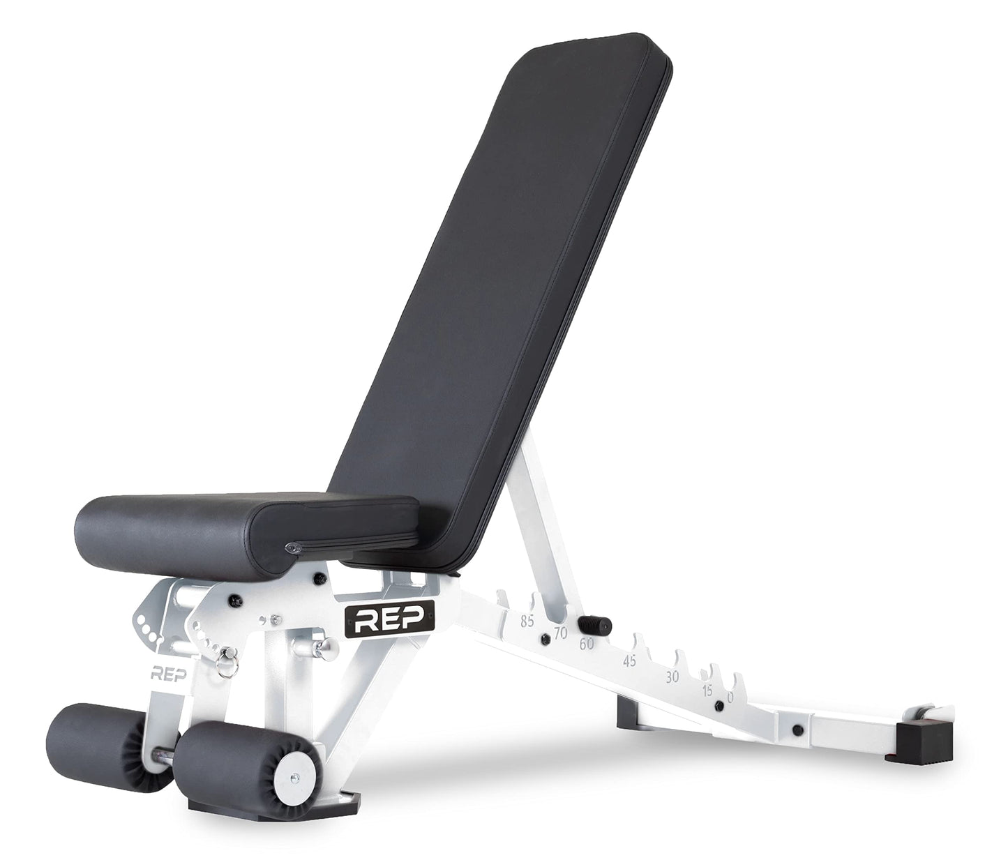 Rep Fitness Adjustable Bench – AB-3000 FID – Flat/Incline/Decline (White)