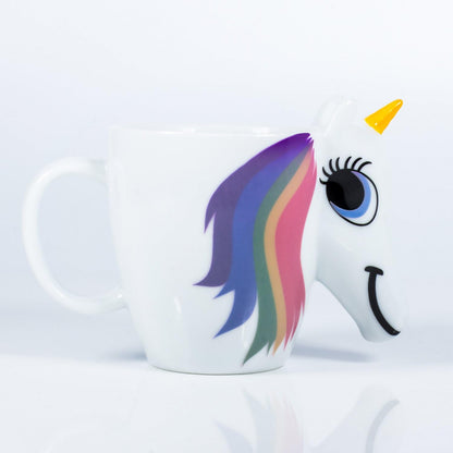 UK Unicorn Color Changing Ceramic Coffee Mug - 10 oz