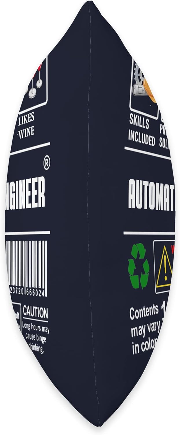 Automation Engineer Label Skills Solving Coffee Wine Throw Pillow, 16x16, Multicolor