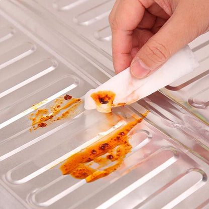 Hztyyier 3 Sided Oil Proof Aluminum Foil Splatter Guard Foldable Heat Insulation, Easy to for Kitchen Stove, Single or Double Stove Use (silver), Hztyyierbdghskgcvt-79