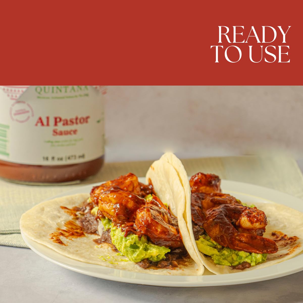 Patricia Quintana Al Pastor Cooking Sauce - Authentic Artisanal Mexican Marinades - Perfect for making Al pastor Tacos, Burgers, Grilled Chicken and More (16 oz, 2 Jars)