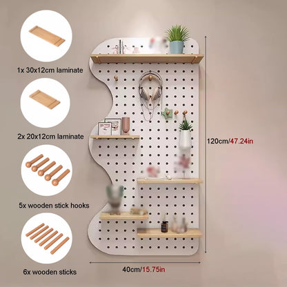 Grid Display Rack Grid Panel for Retail Display Floor Standing Flat Panel Display Stand，Pegboard Panels,Pegboard Wall Organizer,Pegboard Shelf Pegboard Panels Kit,Wooden Peg Boards,Peg Board