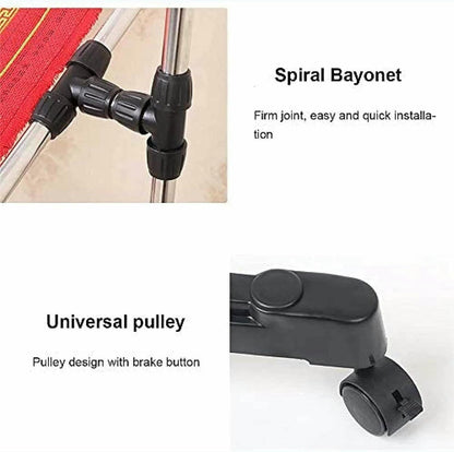 Adjustable Needlework Floor Frame for Cross Stitch and Embroidery, Standing Craft Stand and Lap Table for Sewing and Art, Convenient Holder for Creative Projects~/