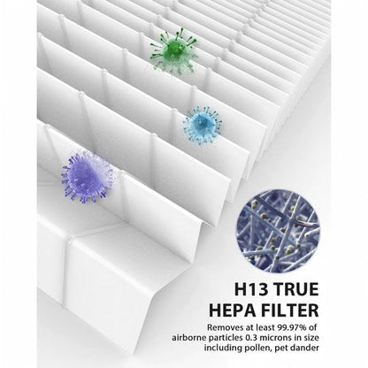 AirClean SF-HA 50 Replacement Filter for Miele Complete C2/C3 Compact C1/C2 S4 S5 S6 S8 Vacuum Cleaners, Compare to HEPA AirClean SF-AA 50,SF-AAC 50