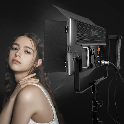 Yidoblo GL-3000C 300W RGB LED Video Light with APP & remoter Control, 1% Precise Min Dimming/360° RGB/CRI 97+/TLCI 98+/2800K-9900K/14 Effects Light Scenes for Studio Lighting Photography Videography