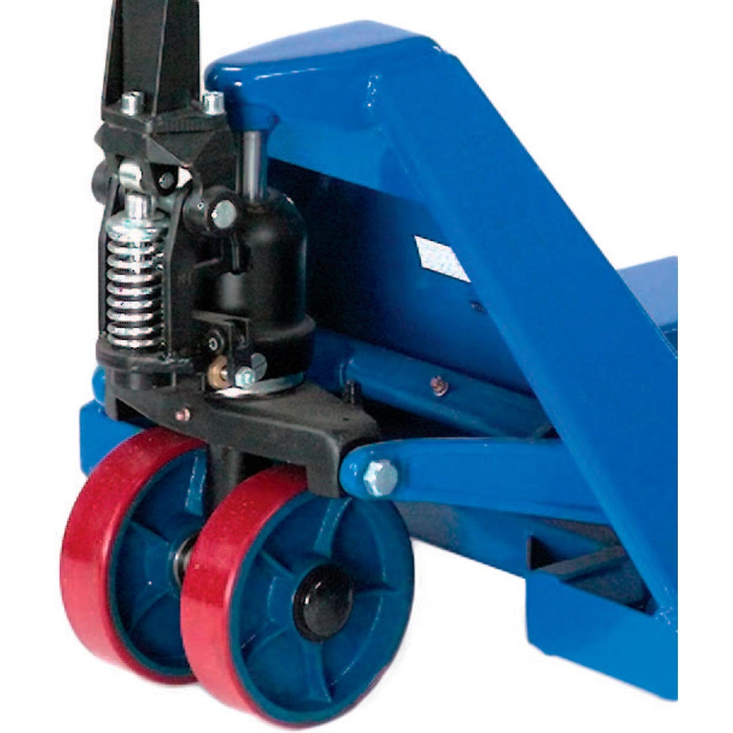 Global Industrial Low Profile Narrow Fork Pallet Jack Truck with 21" W x 48" L Forks, 4500 Lb. Capacity, Manual Duty Truck for Warehouse, Manufacturing and Retail