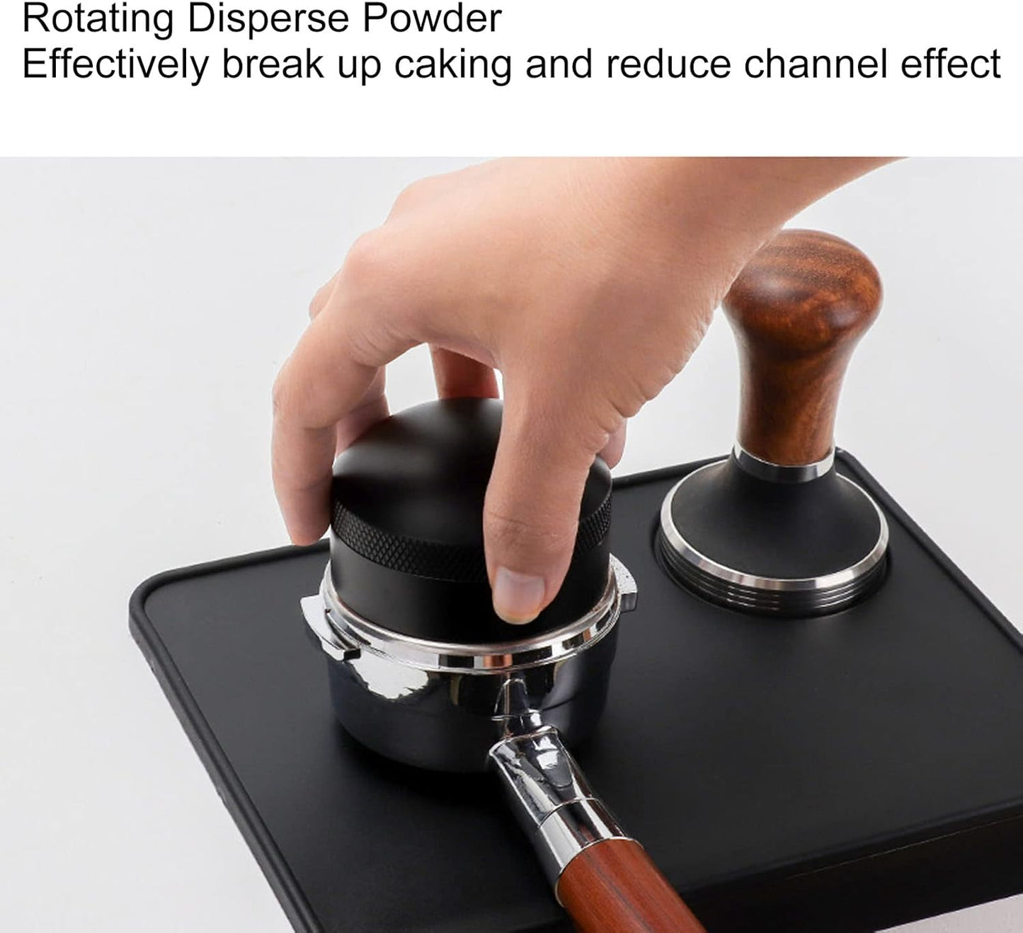 Stainless Steel Espresso Coffee Stirrer - Needle Coffee Stirring Distribution Tool with Base for Professional Barista