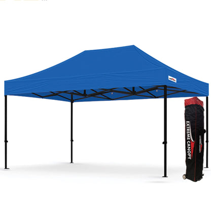 Extreme Canopy Heavy Duty Steel Instant Pop-up Canopy (10'x15', Blue)