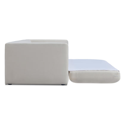 Tov Furniture Ryan Cream Upcycled Linen Sofa Bed