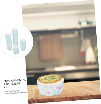 Baking Tool 100Pcs Cake Cups, Non-stick Home Cake Cup Baking Supply, DIY Muffin Cup Dessert Cup Bakeware
