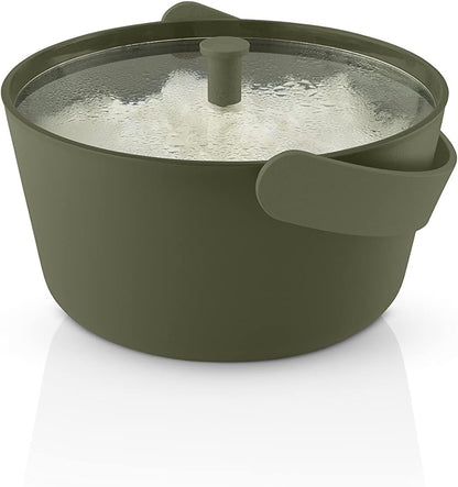 EVA SOLO Green Rice Steamer Tool | Cook Rice, Quinoa Easily in Microwave | Danish Design & Functionality