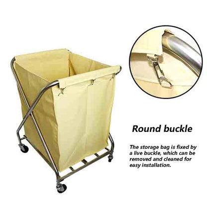 Yellow Heavy Duty Laundry Sorter Cart with Removable Bags and Wheels