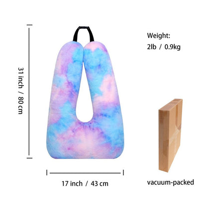 Atablyn Children Travel Pillow Car Pillow Removable U-Shaped Pillow for Adults to Support Head and Body in The Back Seat of Long Car Trips