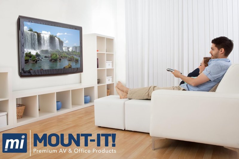 Mount-It! Steel VESA Adapter Plate Bracket, Conversion Kit for TV and Monitor Mounts, Expands 50x50 75x75 100x100 200x100 200x200 to Larger VESA Patterns Up to 400x200mm, Fits 32"–55" Screens