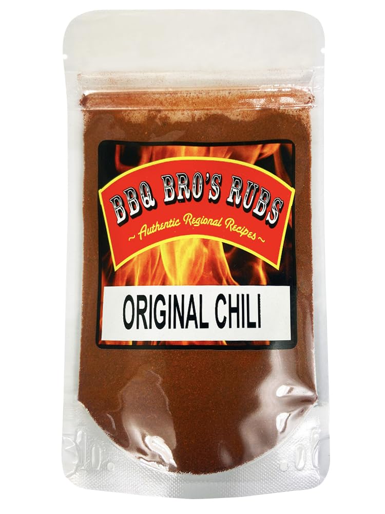 Chili Seasoning Mix by BBQ BROS (Original, Mild, Hot & Tex Mex) - Award Winning Chili's - 4 Variety Flavor Chili Kit - Taco Seasoning - Vegan & Vegetarian Friendly - Kosher- NO MSG, Gluten Free & No Artificial Preservatives