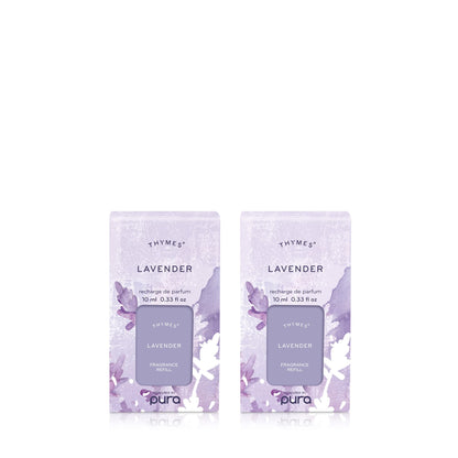 Thymes Pura Refills – 2 Pack of Oil Diffuser Scents – Long-Lasting Pura Diffuser Refills – Premium Home Fragrance – Notes Siberian Fir Needles, Cedarwood & Sandalwood (Frasier Fir, Pack of 2)