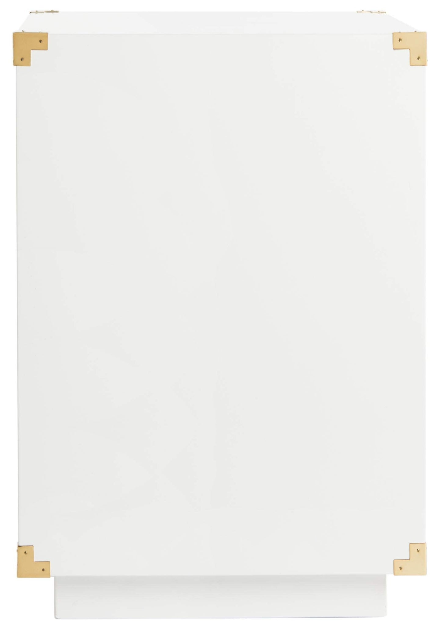 Safavieh Couture Collection Lella White Lacquer Side Table