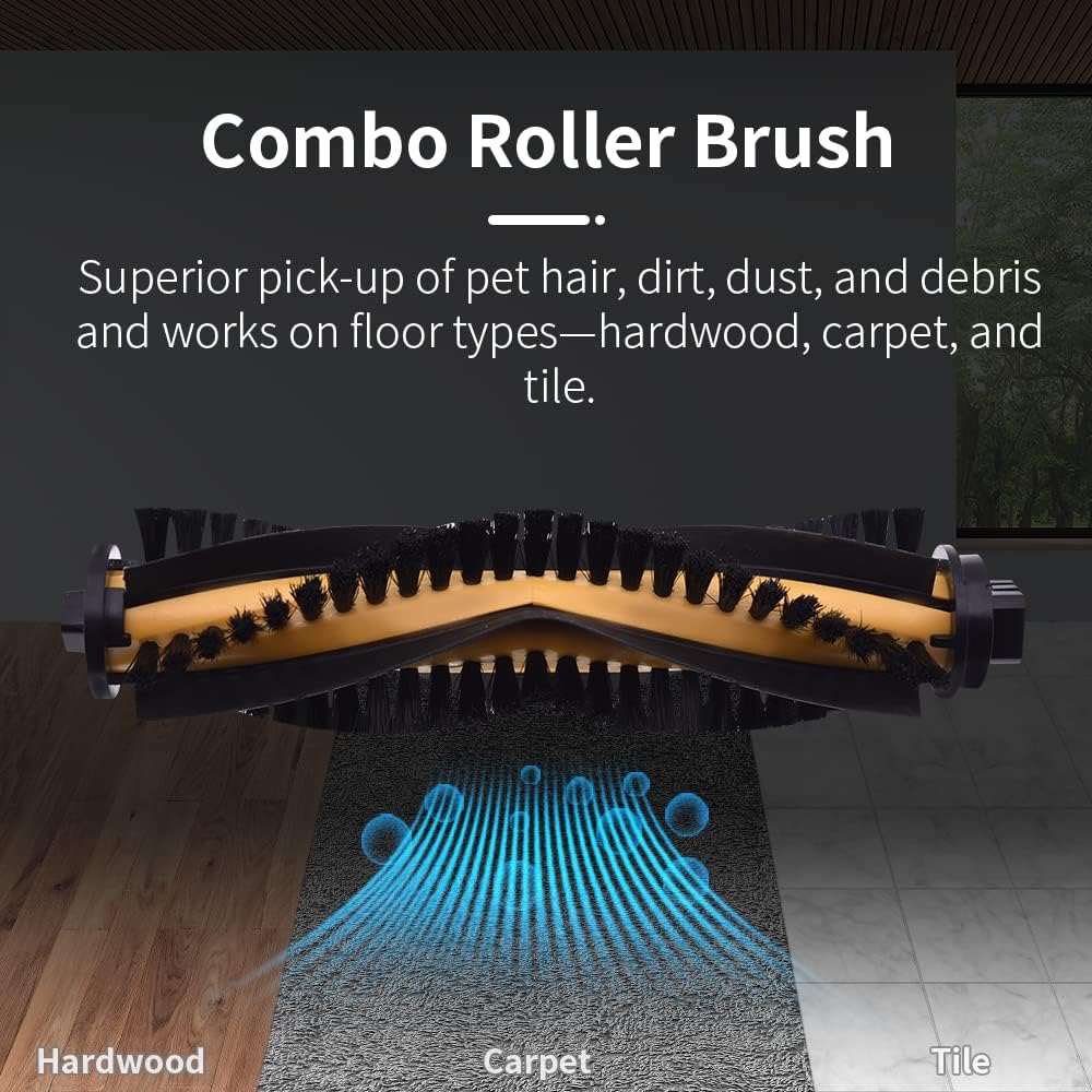 neutop Brush Rollers Replacement 3-Pack Compatible with Ecovacs Deebot N79S N79 DN622 DN622.11 DN622.31 N79W N79se and