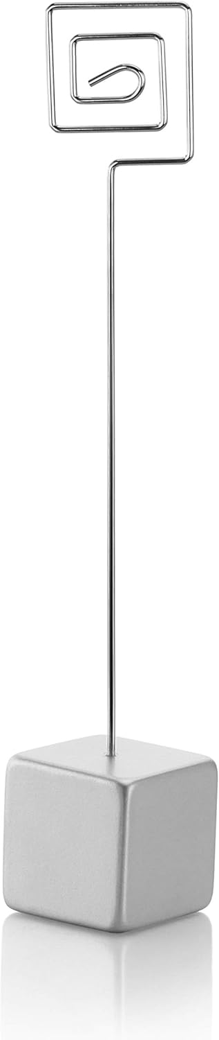 New Star Foodservice 27938 Set of 5 Wire Square Base Place Card Holders