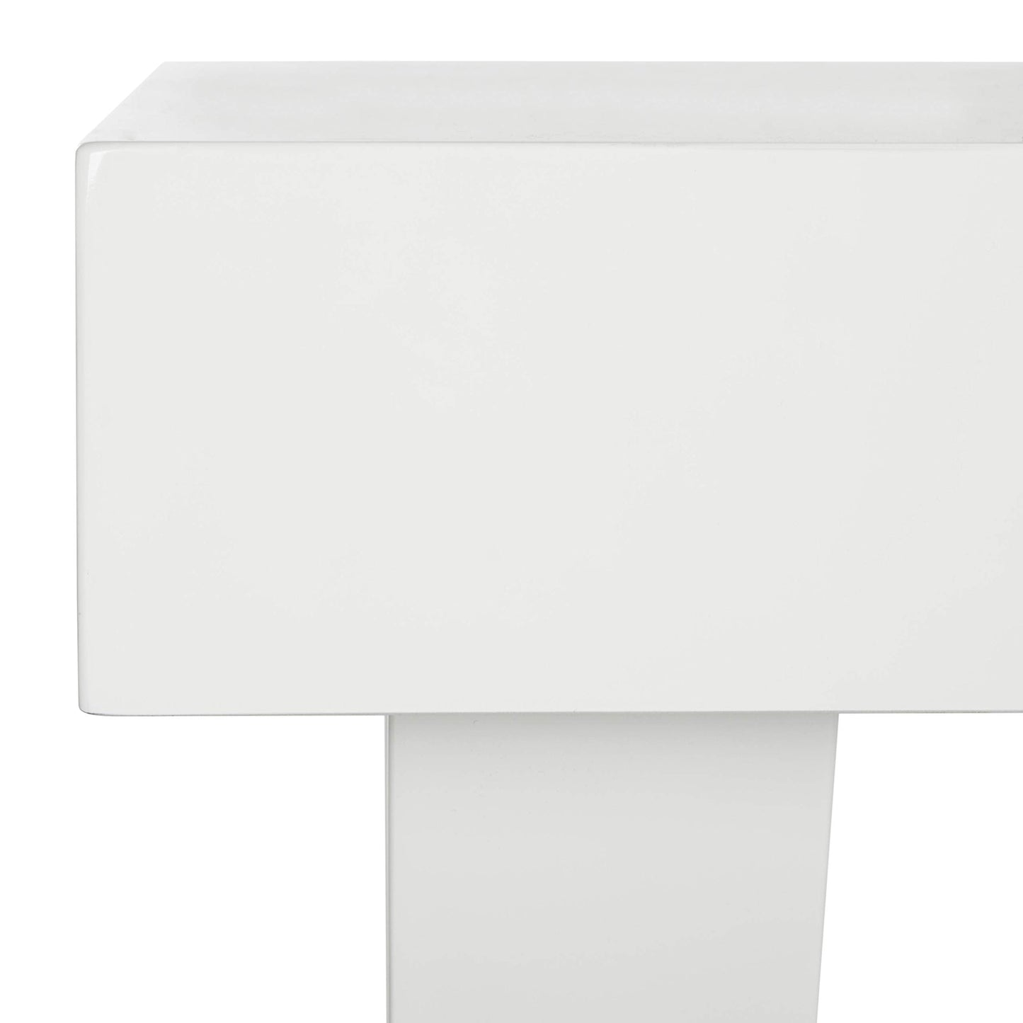 Safavieh Home Collection Alessia White Lacquer 1-Drawer Vanity Desk