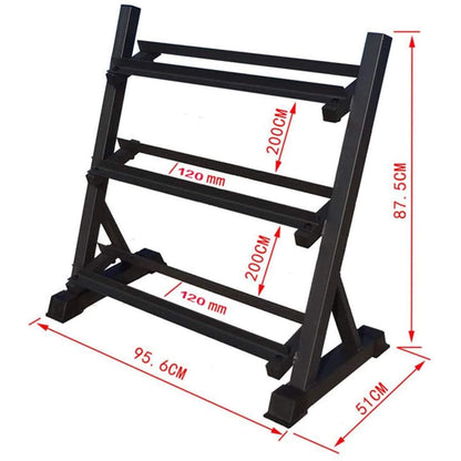 Dumbbell Rack/Home Commercial Professional Dumbbell Rack/Fitness Equipment Three-Tier Storage Storage Rack