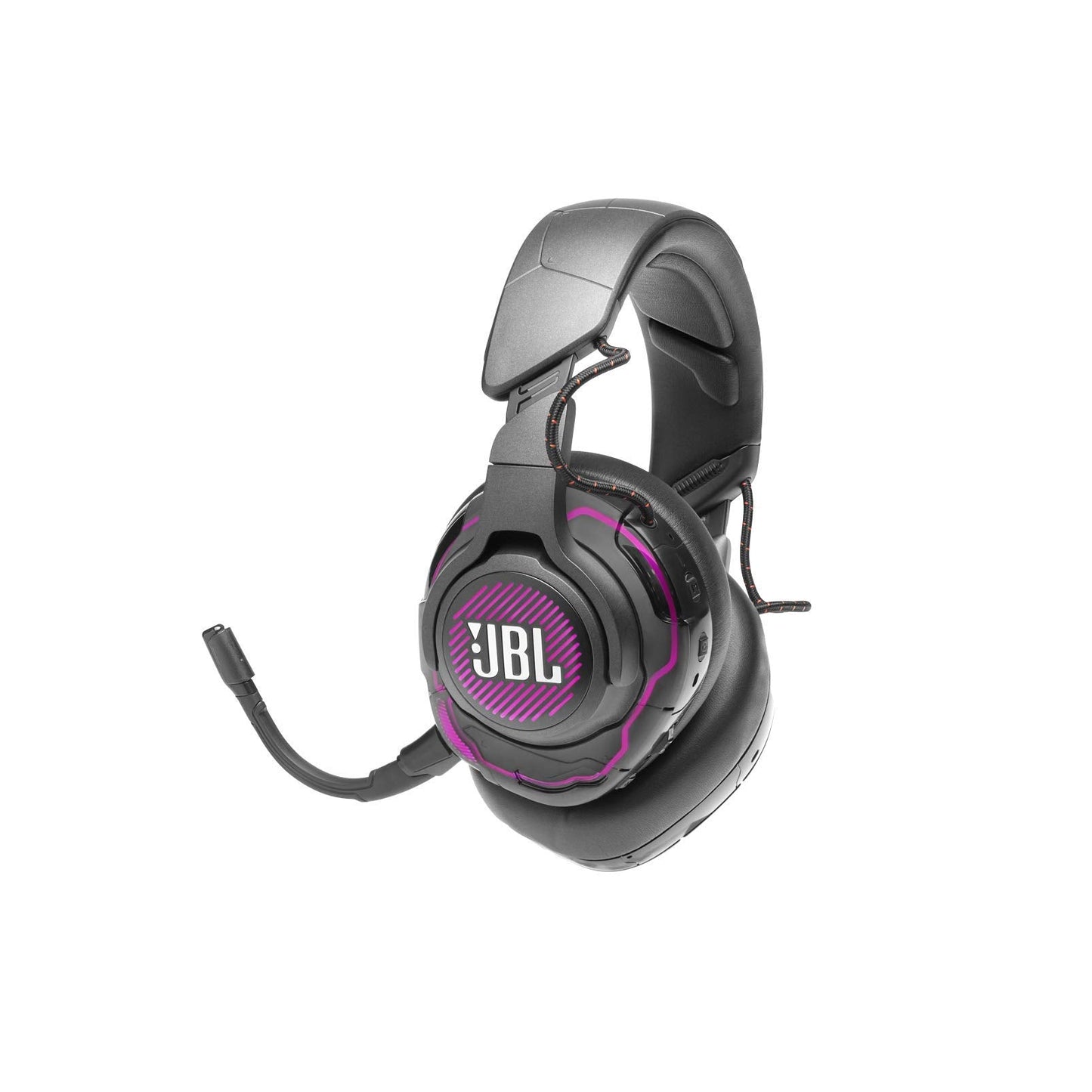 JBL Quantum One - USB wired over-ear professional gaming headset with head-tracking enhanced JBL QuantumSPHERE 360, Active noise cancelling and Hi-Res certified sound (Black)